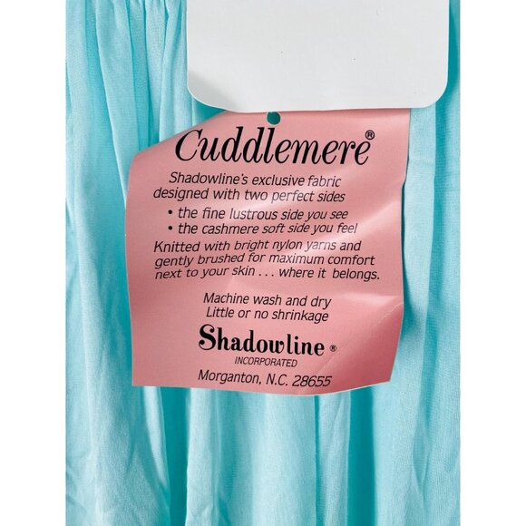 Vintage NWT Shadowline Cuddlemere Nightgown with Embroidered Detail, Size Small - Picture 6 of 10